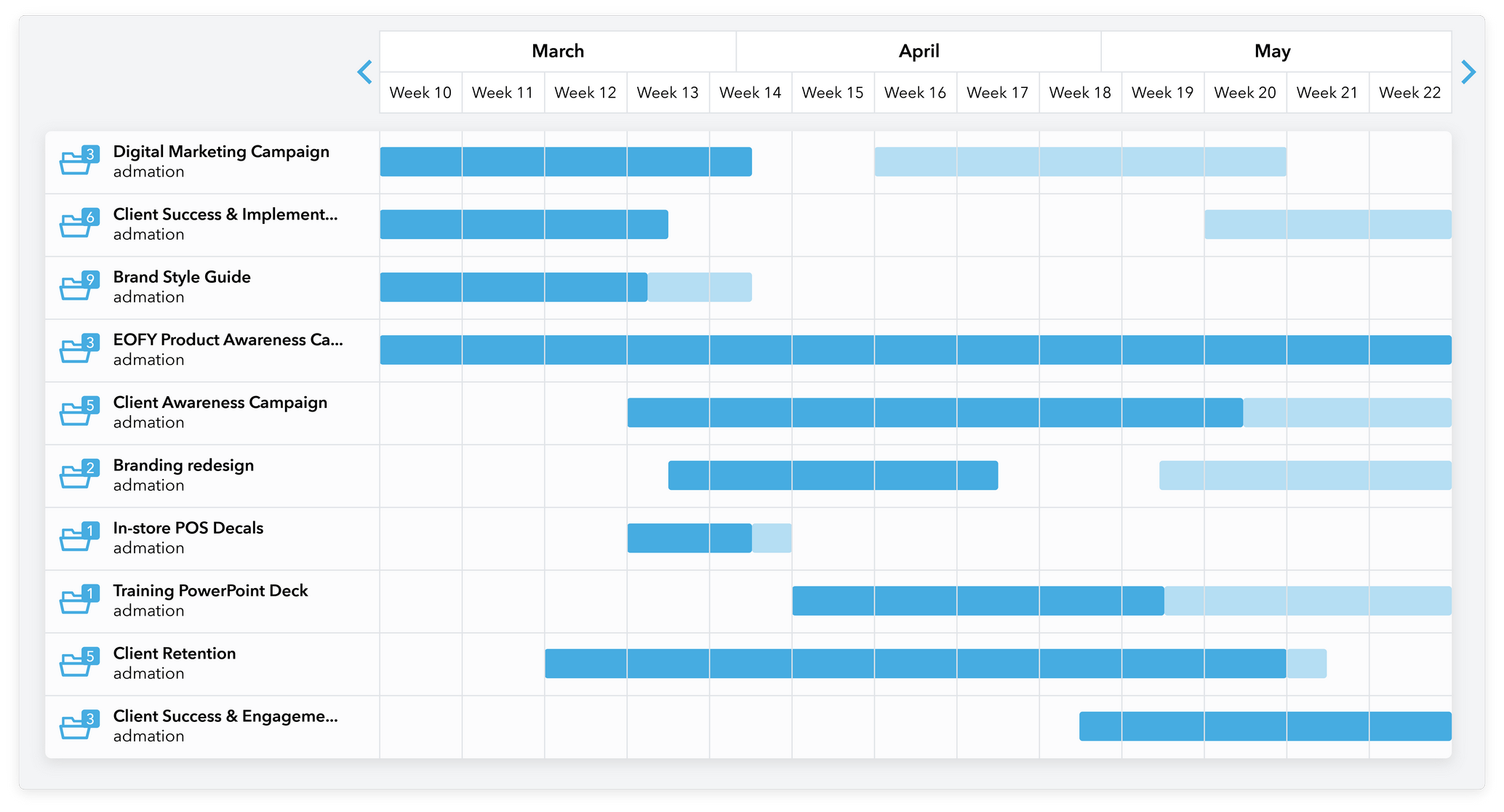 Admation: Marketing Calendar