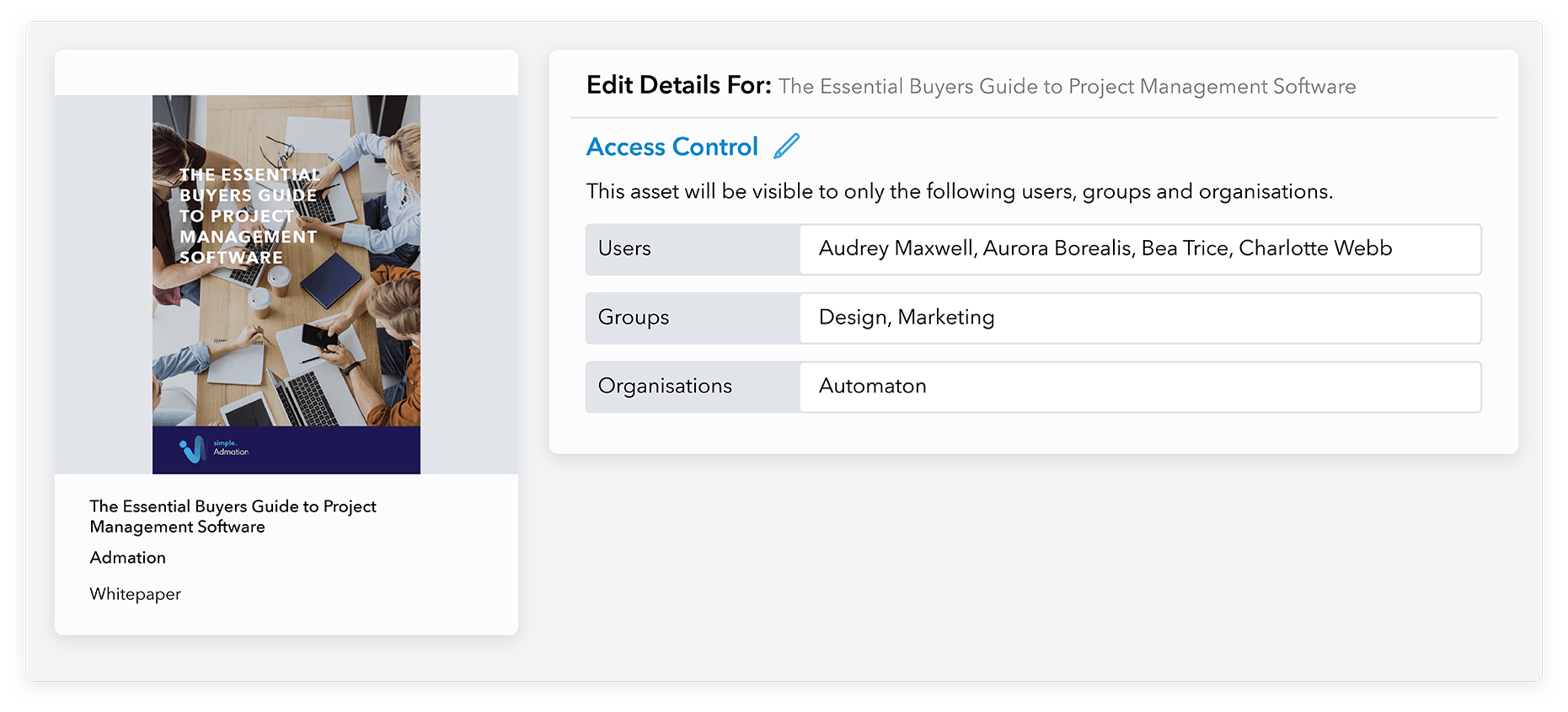 Admation: Add Access & Permission Levels