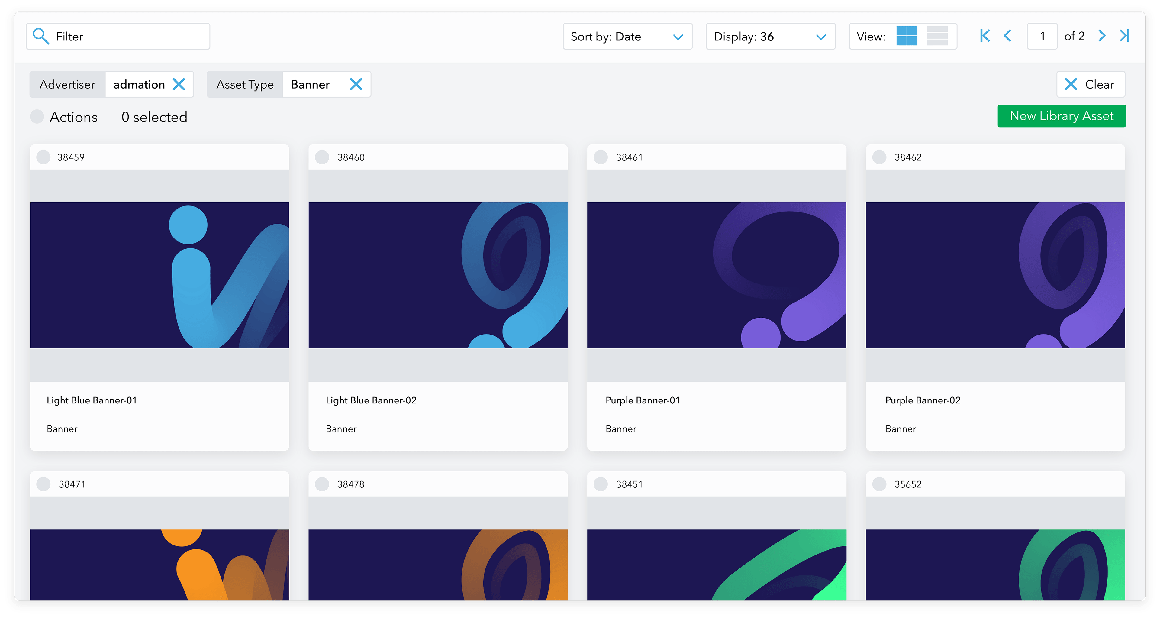 Admation: Find assets with ease