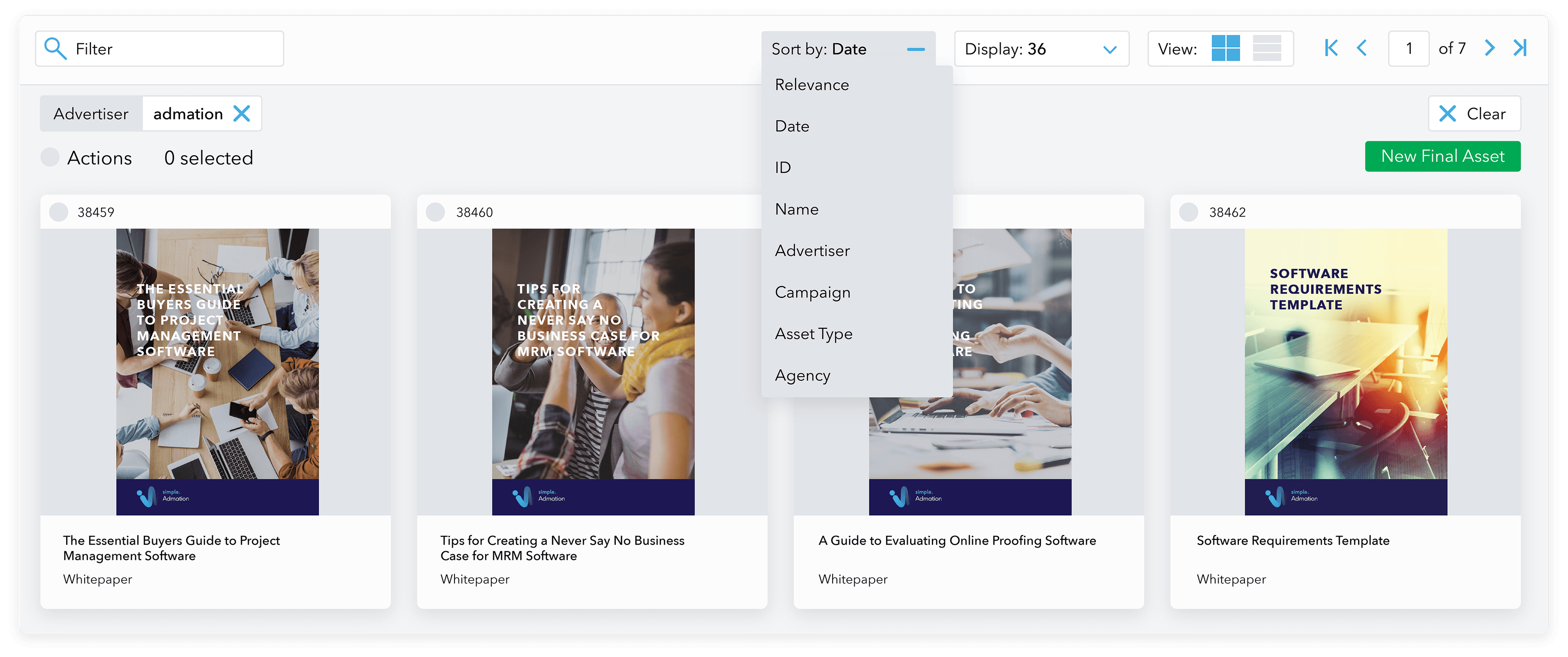Admation: Managing Brand Assets