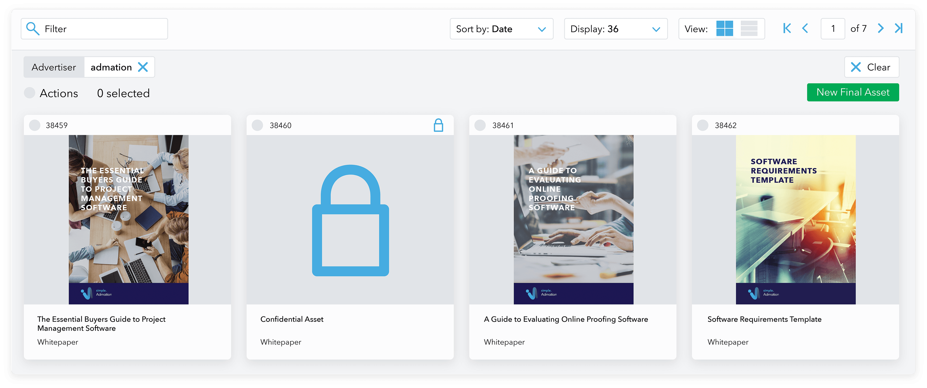 Admation: Managing Brand Assets