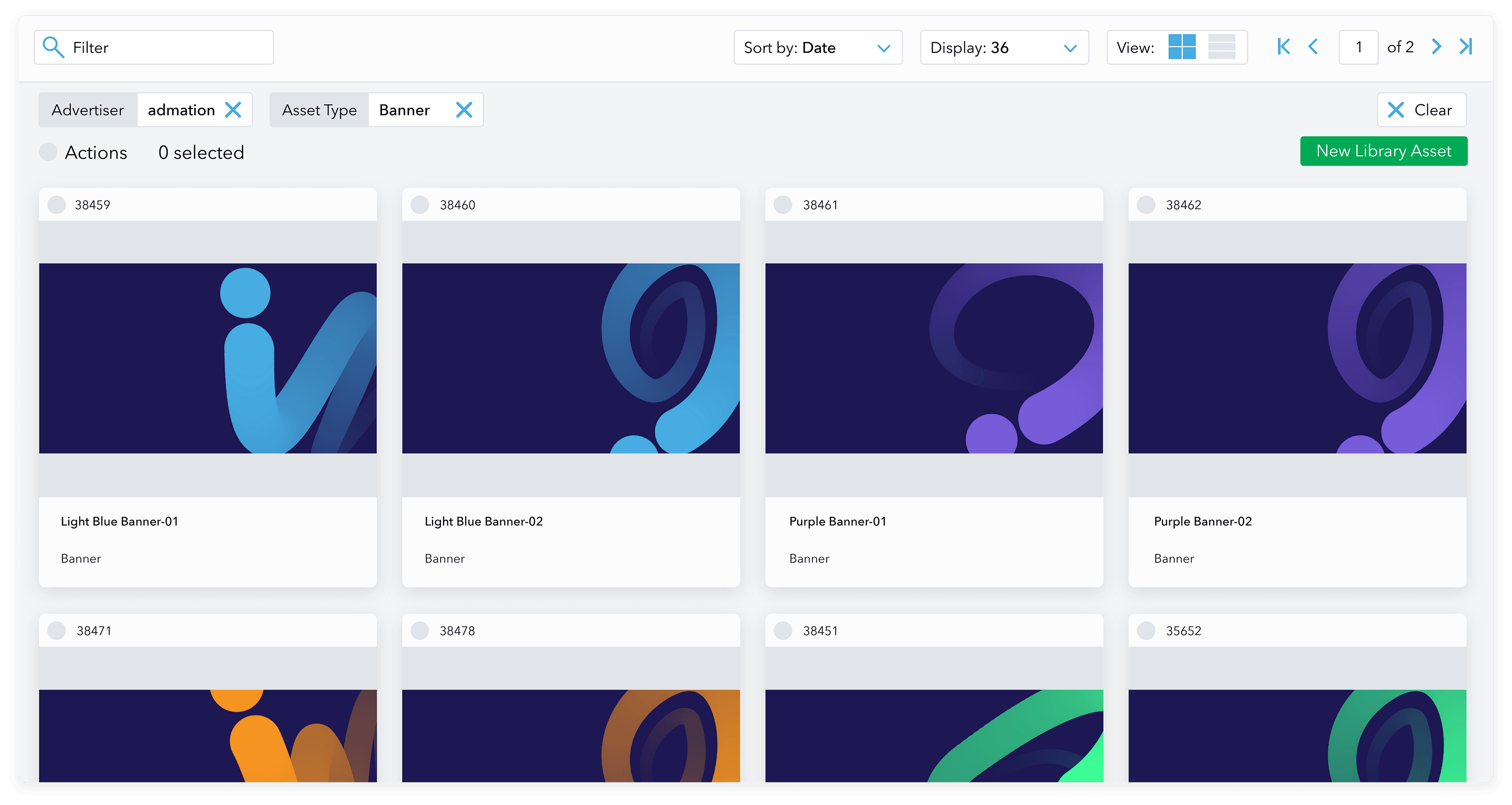 Admation: Find assets with ease
