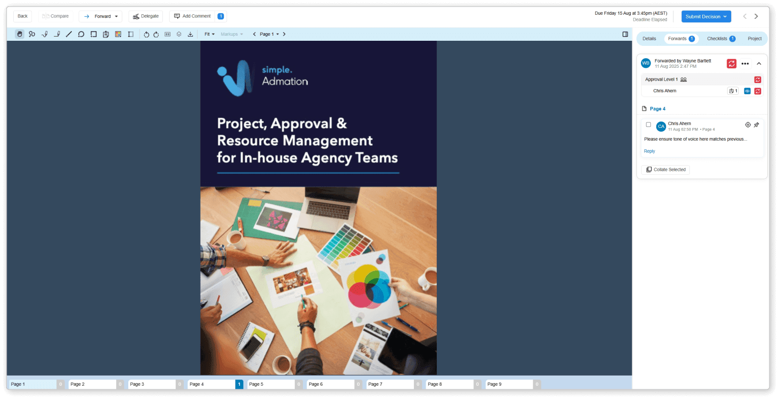 Admation Approval Centre